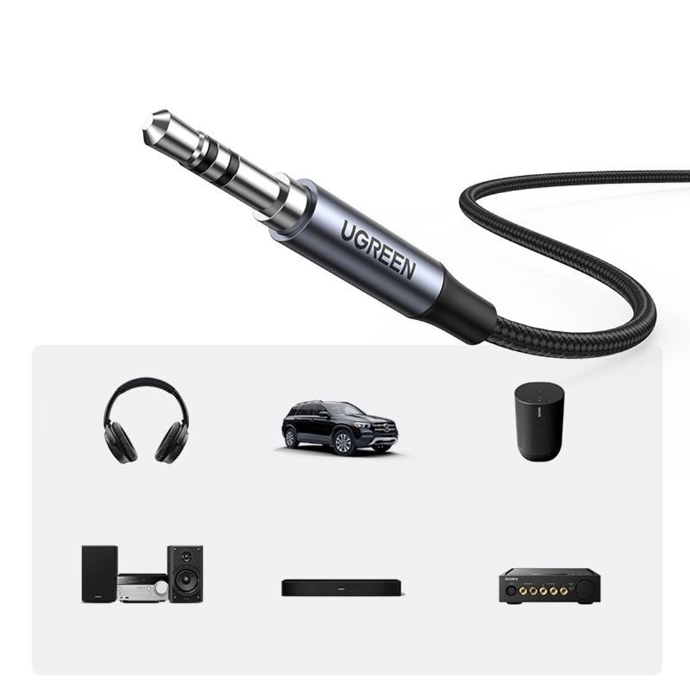 USB-C Audio Cable - 3.5mm UGREEN CM450 (20192), 1m, Gray
