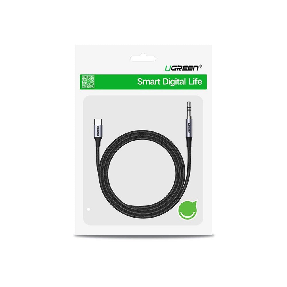 USB-C Audio Cable - 3.5mm UGREEN CM450 (20192), 1m, Gray