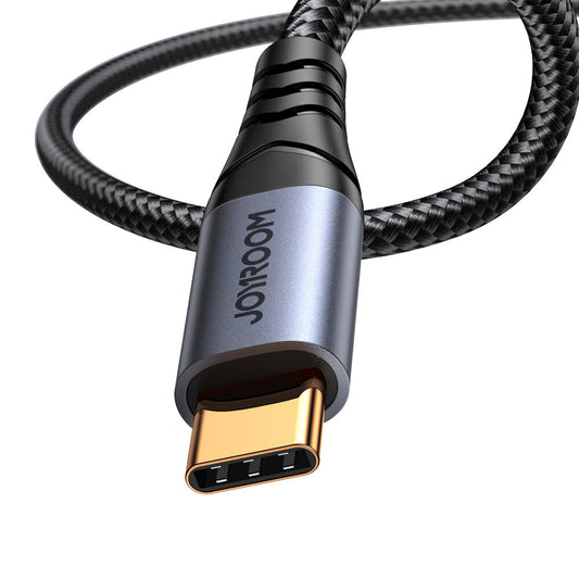 USB-C - 3,5 mm Joyroom SY-A07 audio kábel, 1,2 m, fekete