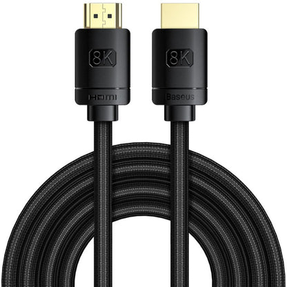 Baseus High Definition Series videokábel, HDMI - HDMI, 8K, 3m, Fekete CAKGQ-L01