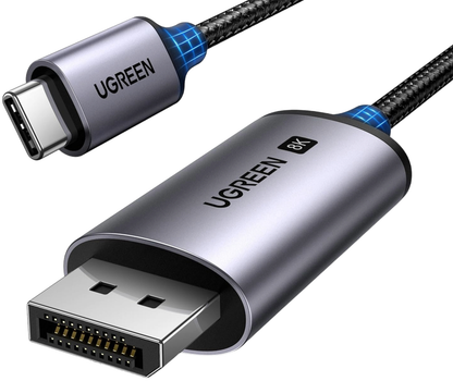 USB-C Audio és Video kábel - DisplayPort UGREEN CM556 (25157), 1m, Szürke