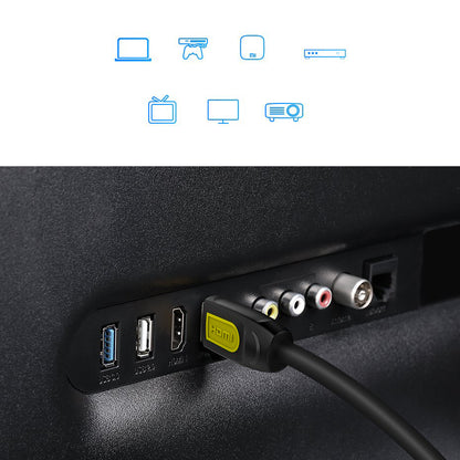 UGREEN HD101 videókábel, HDMI - HDMI, 4K, 1m, Fekete