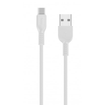 USB-A - USB-C adat- és töltőkábel HOCO Flash X20, 18W, 3m, fehér