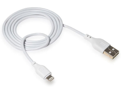 USB-A - Lightning XO Design NB103 adat- és töltőkábel, 18W, 2m, Fehér