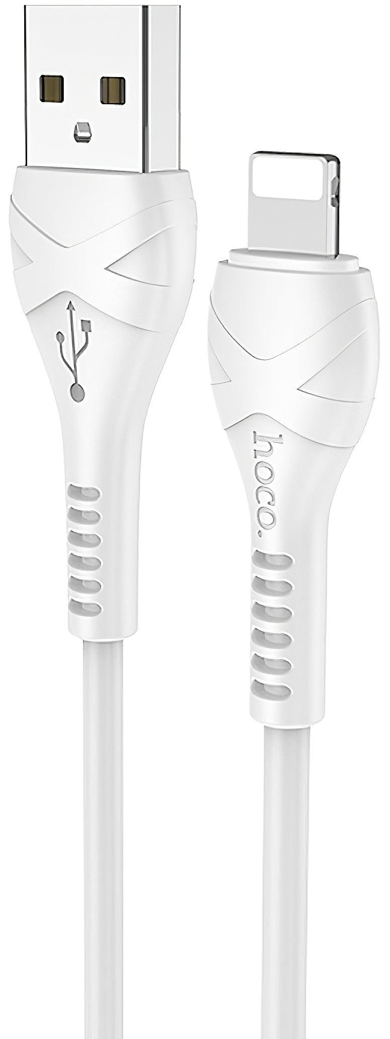 USB-A - Lightning HOCO X37 adat- és töltőkábel, 18W, 1m, fehér