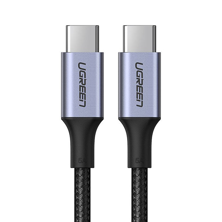 USB-C - USB-C UGREEN US316 adat- és töltőkábel, 100W, 2m, szürke
