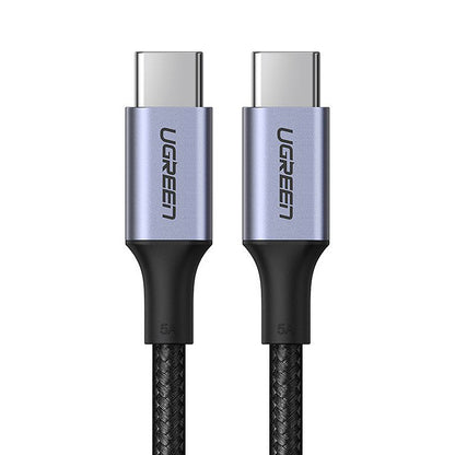 USB-C - USB-C UGREEN US316 adat- és töltőkábel, 100W, 2m, szürke