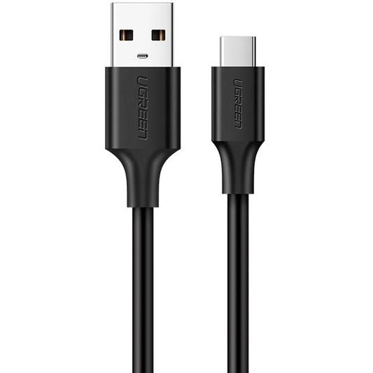 USB-A - USB-C UGREEN US184 adat- és töltőkábel, 18W, 1m, Fekete