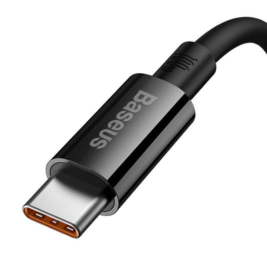 Adat- és töltőkábel USB-A - USB-C Baseus Superior sorozat, 100W, 1,5m, fekete P10320102114-01