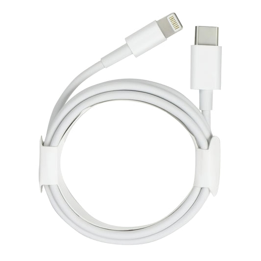 USB-C - Lightning OEM adat- és töltőkábel, 12W, 1m, fehér