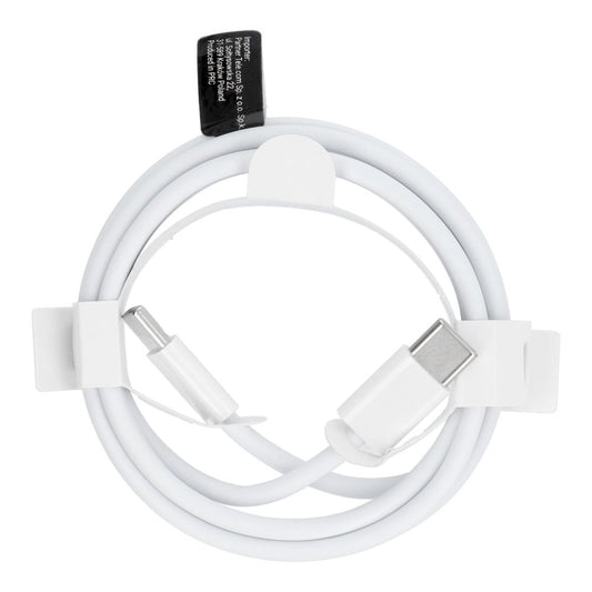 USB-C adat- és töltőkábel - USB-C OEM HD26, 30W, 1m, fehér