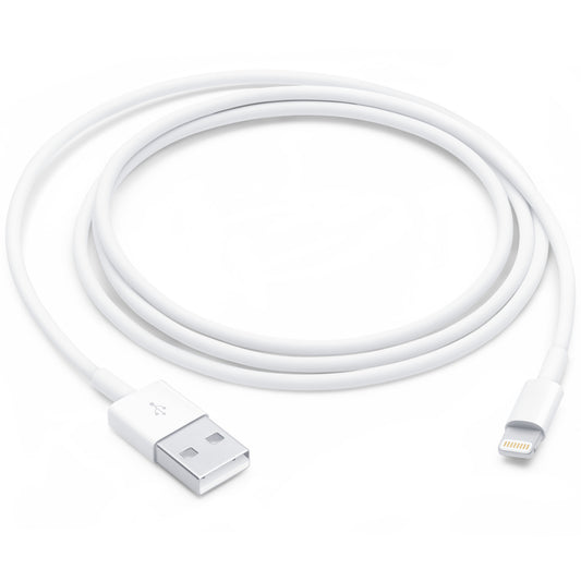 USB-A - Lightning Apple A1480 adat- és töltőkábel, 18W, 1m, Fehér MUQW3ZM/A