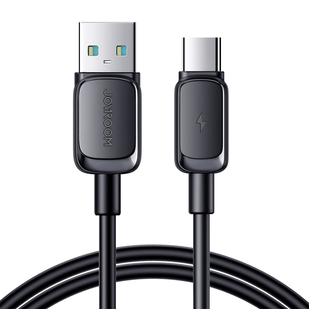 USB-A - USB-C Joyroom A14 adat- és töltőkábel, 18W, 1.2m, Fekete