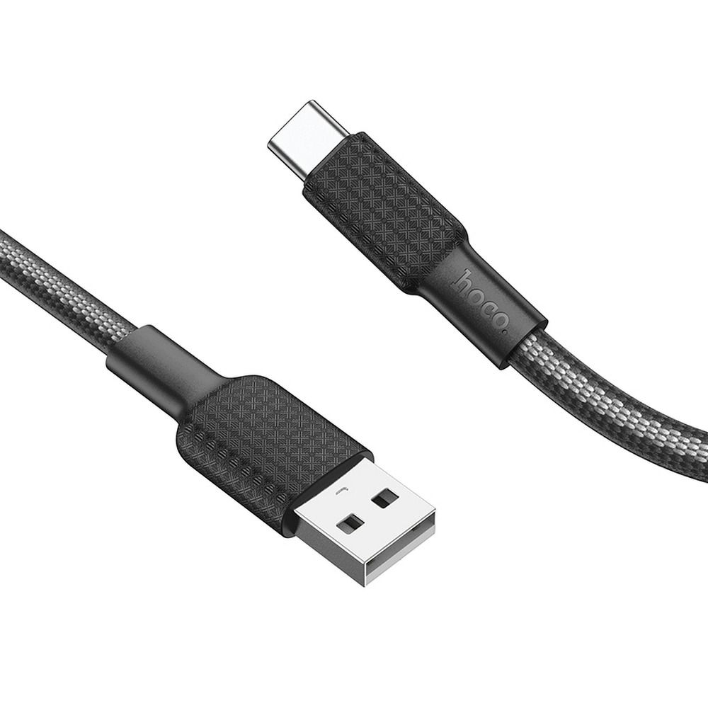 USB-A - USB-C HOCO X69 adat- és töltőkábel, 18W, 1m, Fekete