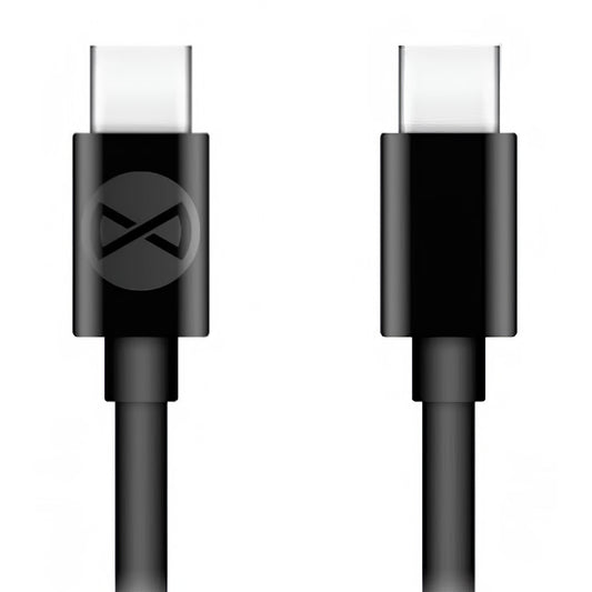 USB-C - USB-C Forever adat- és töltőkábel, 60W, 1m, Fekete