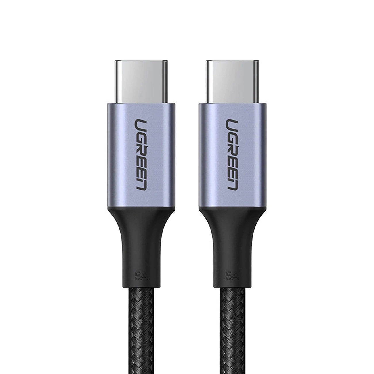 USB-C - USB-C UGREEN US316 adat- és töltőkábel, 100W, 1,5m, szürke