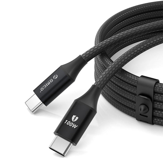 USB-C - USB-C Orico CDX adat- és töltőkábel, 100W, 1m, Fekete
