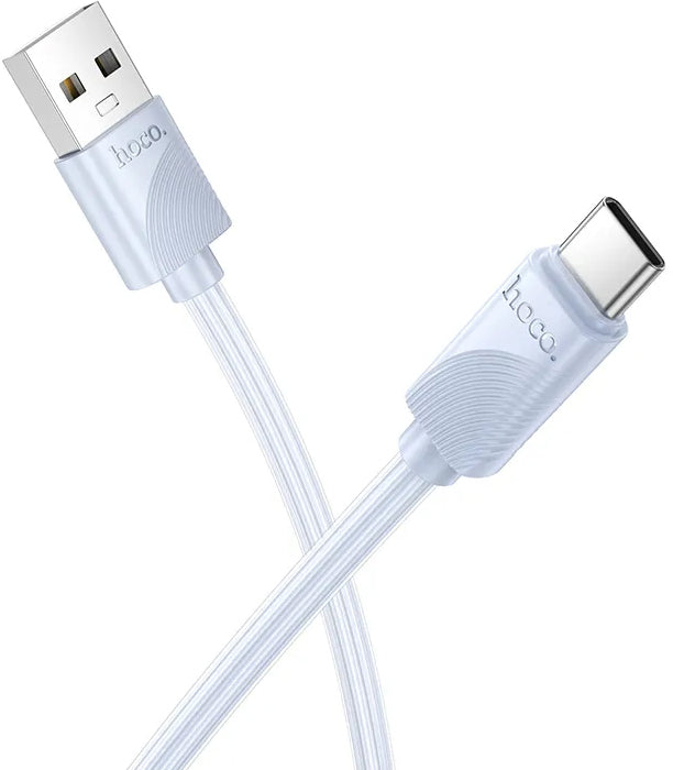 USB-A - USB-C HOCO X114 adat- és töltőkábel, 18W, 1m, Kék