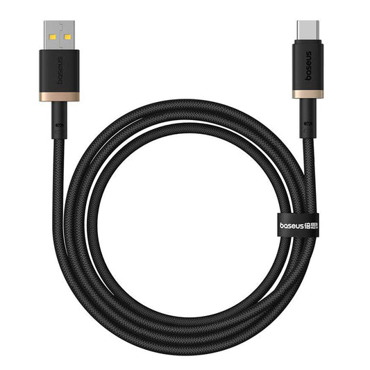 USB-A - USB-C Baseus Dura Series adat- és töltőkábel, 60W, 1m, Arany P10377802U01-00