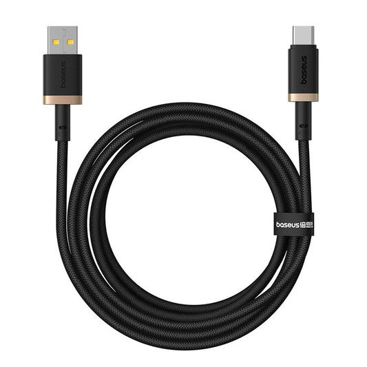 USB-A - USB-C Baseus Dura Series adat- és töltőkábel, 60W, 2m, Arany P10377802U01-02