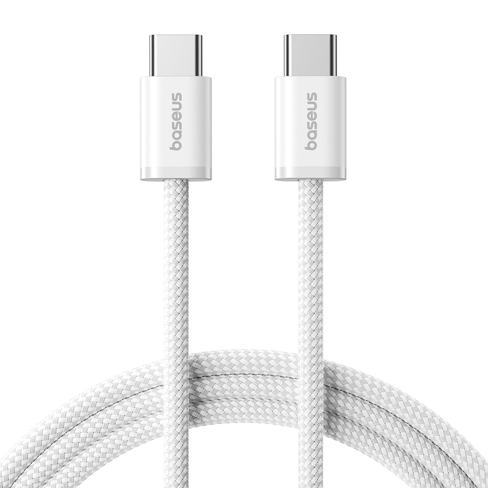 USB-C - USB-C Baseus Dynamic 4 sorozatú adat- és töltőkábel, 100W, 1m, Fehér P10381400211-00