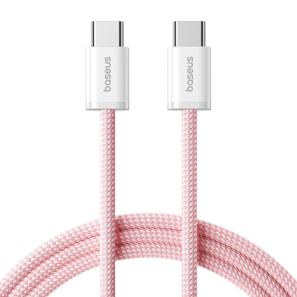 USB-C - USB-C Baseus Dynamic 4 Series adat- és töltőkábel, 100W, 1m, Rózsaszín P10381400411-00