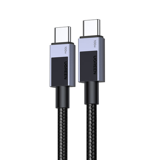 USB-C - USB-C UGREEN L512 adat- és töltőkábel, 100W, 0,5m, szürke