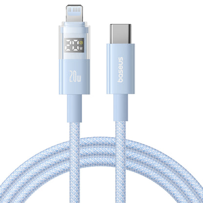 USB-C - USB-C Baseus Display 2 adat- és töltőkábel, 100W, 1m, Kék P10382702311-00