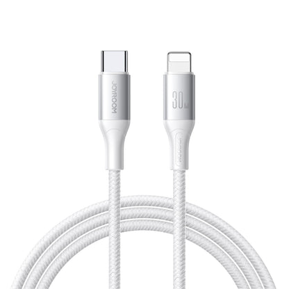 USB-C - Lightning Joyroom S-A28 Flash adat- és töltőkábel, 30W, 1m, Fehér