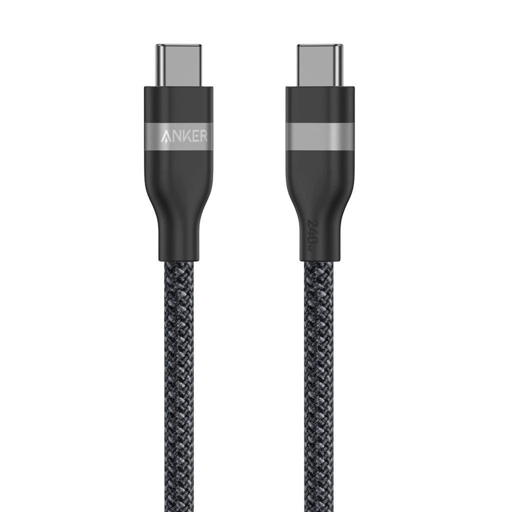USB-C - USB-C Anker adat- és töltőkábel, 240W, 0.9m, Fekete A82E2H11