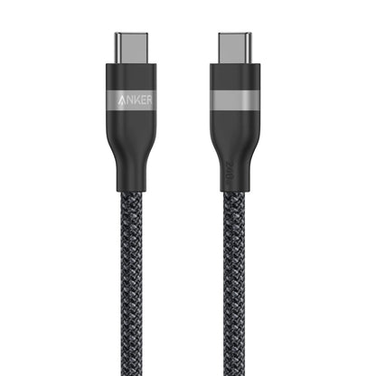 USB-C - USB-C Anker adat- és töltőkábel, 240W, 0.9m, Fekete A82E2H11