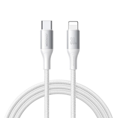 USB-C - Lightning Joyroom S-A28 Flash adat- és töltőkábel, 30W, 2m, Fehér