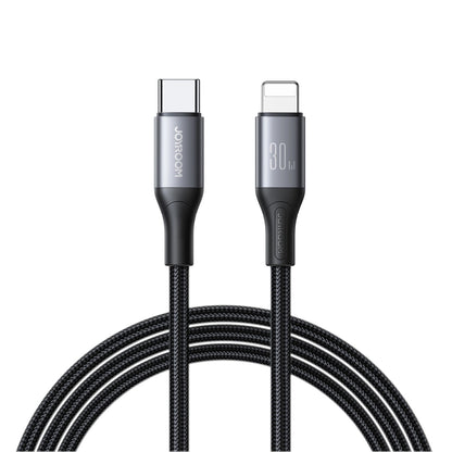 USB-C - Lightning Joyroom S-A28 Flash adat- és töltőkábel, 30W, 2m, Fekete