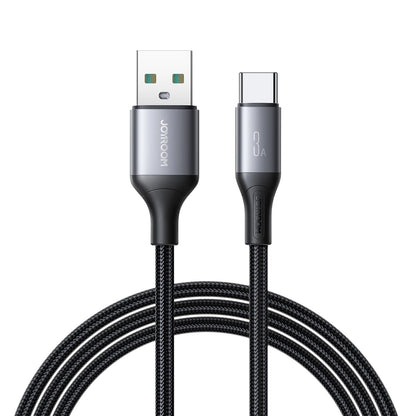 Adat- és Töltőkábel USB-A - USB-C Joyroom S-A28 Flash, 30W, 2m, Fekete