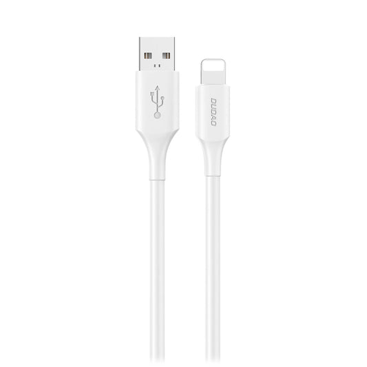 USB-A - Lightning Dudao L2sL adat- és töltőkábel, 30W, 1.2m, Fehér