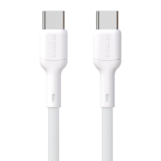 USB-C - USB-C Dudao L9C adat- és töltőkábel, 65W, 1m, Fehér