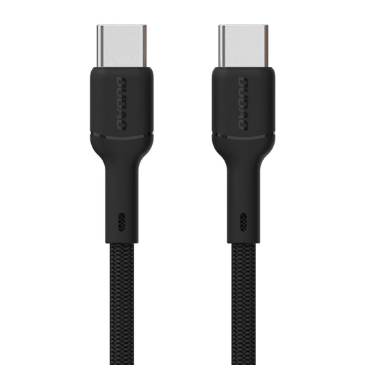 USB-C - USB-C Dudao L9C adat- és töltőkábel, 65W, 1m, Fekete