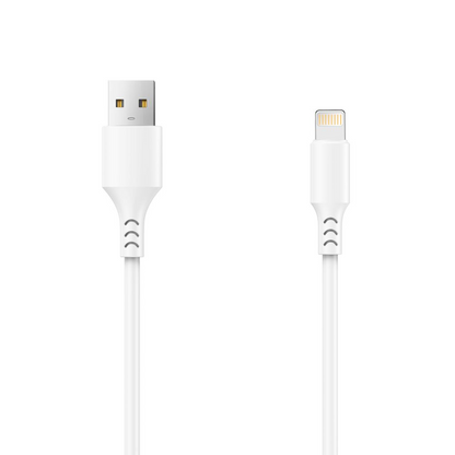Setty USB-A - Lightning adat- és töltőkábel, 18W, 1m, Fehér