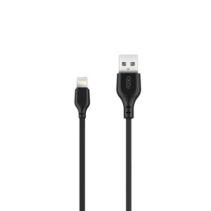 USB-A to Lightning Data and Charging Cable XO Design NB103, 18W, 1m, Black