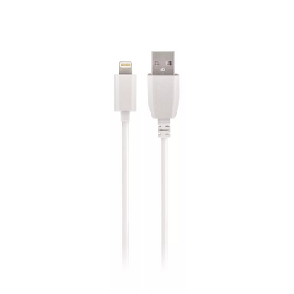 USB-A - Lightning MaXlife adat- és töltőkábel, 5W, 1m, Fehér