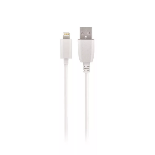 USB-A - Lightning MaXlife adat- és töltőkábel, 5W, 1m, Fehér