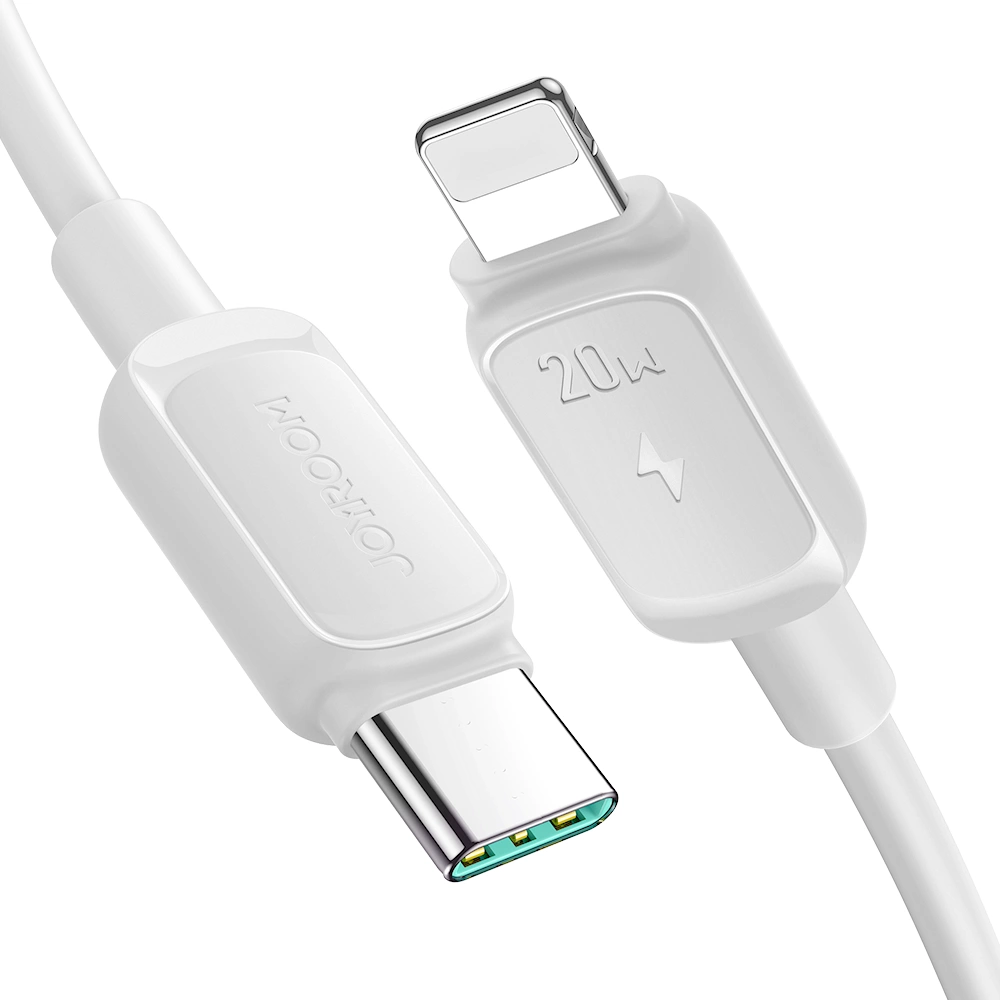 USB-C - Lightning Joyroom S-A14 adat- és töltőkábel, 30W, 1.2m, Fehér