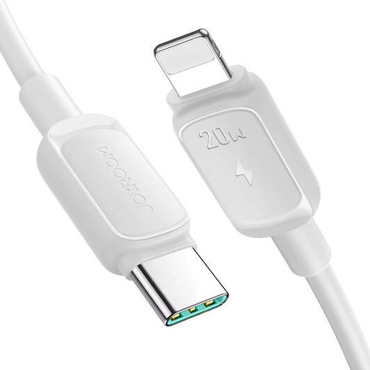 USB-C - Lightning Joyroom S-A14 adat- és töltőkábel, 30W, 1.2m, Fehér