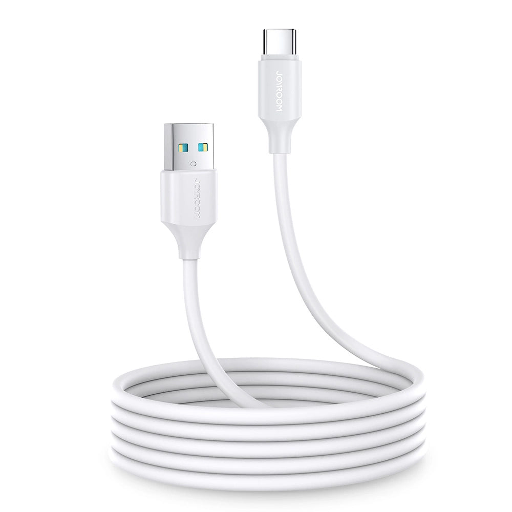 USB-A - USB-C adat- és töltőkábel Joyroom S-A9, 20W, 2m, Fehér