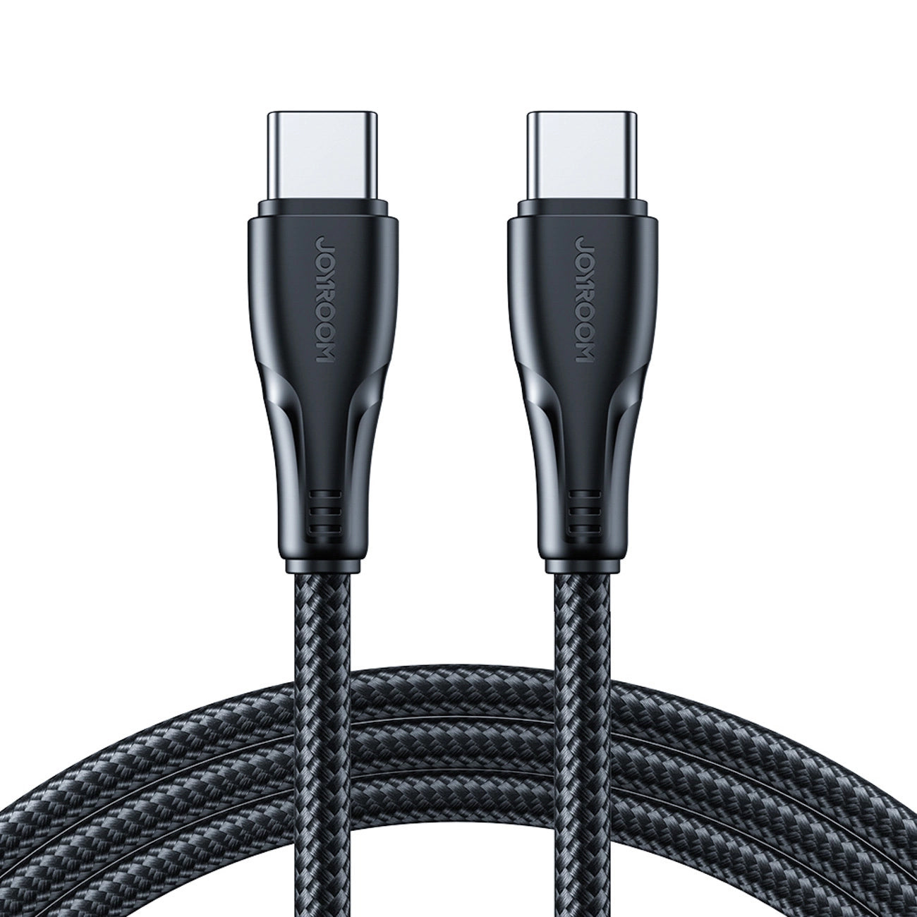 USB-C - USB-C Joyroom S-A11 adat- és töltőkábel, 60W, 0,25m, Fekete
