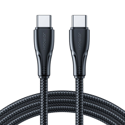 USB-C - USB-C Joyroom S-A11 adat- és töltőkábel, 60W, 0,25m, Fekete