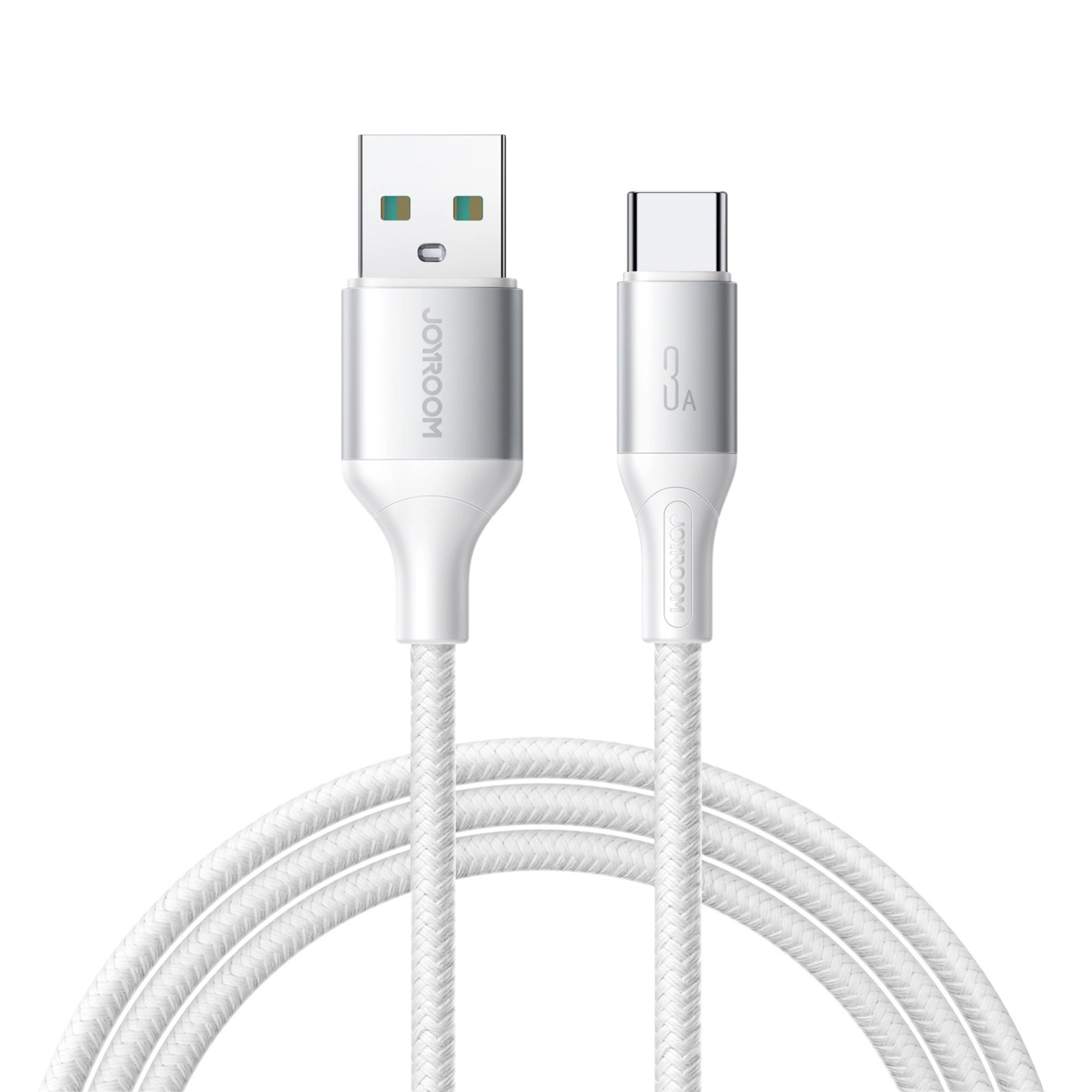 USB-A - USB-C adat- és töltőkábel Joyroom S-A28 Flash, 18W, 1m, Fehér