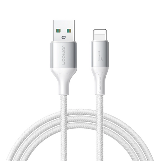 USB-A - Lightning Joyroom S-A28 Flash adat- és töltőkábel, 18W, 1m, Fehér