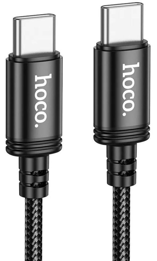 USB-C - USB-C HOCO X91 adat- és töltőkábel, 60W, 3m, Fekete