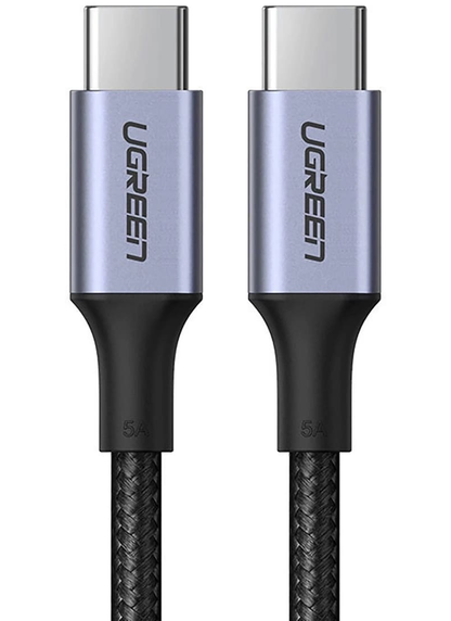 USB-C - USB-C UGREEN US316 adat- és töltőkábel, 100W, 3m, szürke